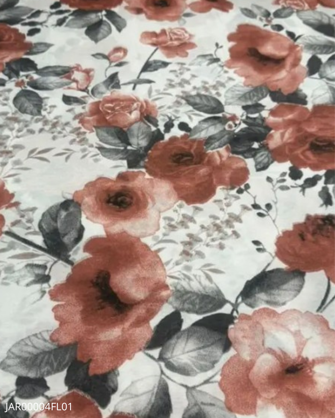 Jogo Americano Redondo 4 Lugares Coleção Floral Marsala - Kit Mesa Posta Flores